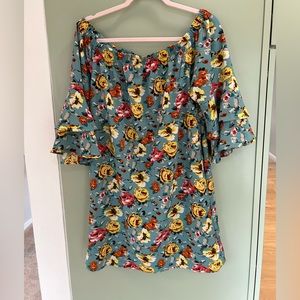 Off the shoulder floral dress